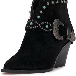 Black Studded Ankle Boots Jessica Simpson size 8 NEW
